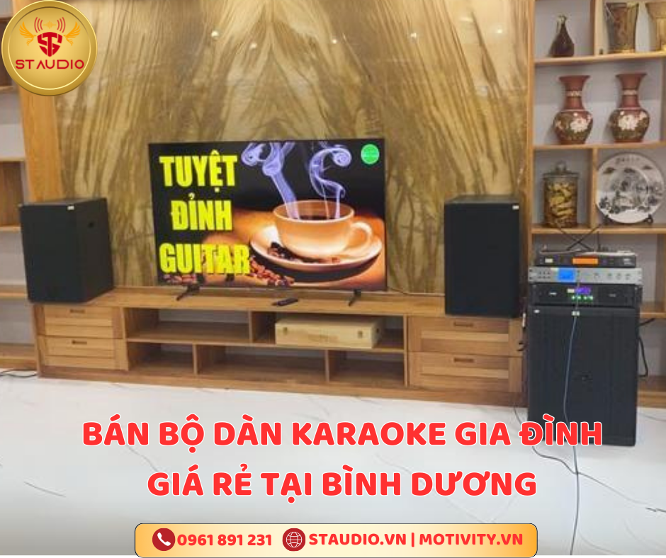 Bán bộ dàn karaoke gia đình giá rẻ tại Bình Dương