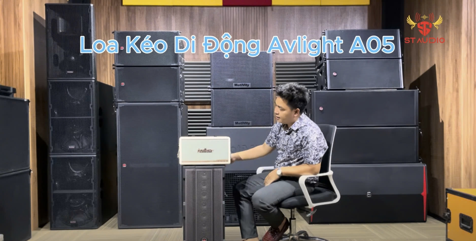 TRẢI NGHIỆM LOA KARAOKE DI ĐỘNG AVLIGHT A05 NHẠC CỰC CHẤT - GIÁ RẺ 